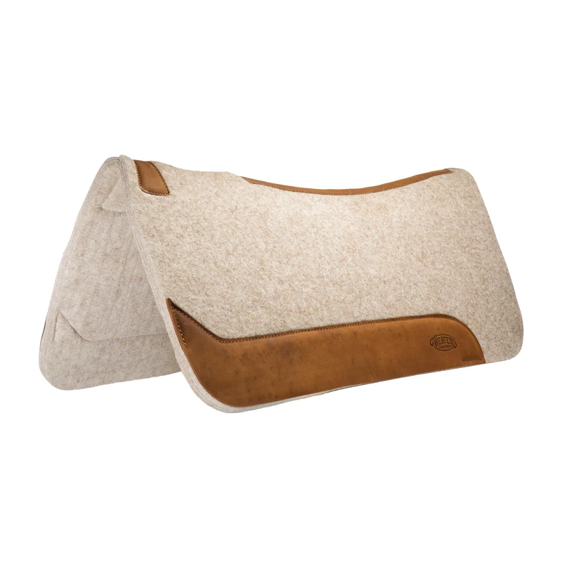Weaver Leather Contoured Wool Blend Felt Saddle Pad, 33" x 32"