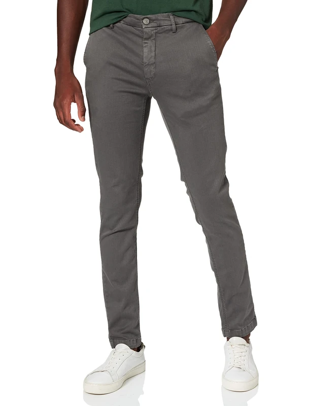 REPLAY Men's Benni Hyperchino Colour Xlite Jeans, Grey (591 Grey Mouse), 28 W/32 L