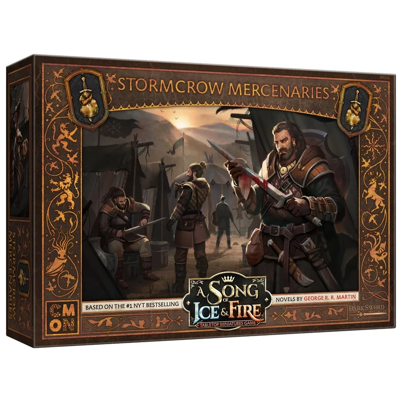 CMON Asmodee A Song of Ice & Fire - Mercenary of Storm Crows | Expansion | Tabletop | 2 Players | Ages 14+ | 45+ Minutes | German | Multilingual