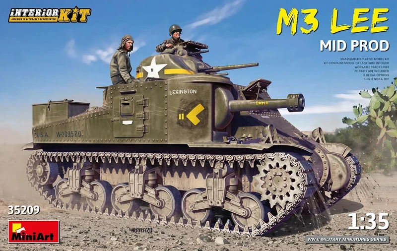 MiniArt MIN35209 1:35-M3 Lee Mid Prod. Interior Kit