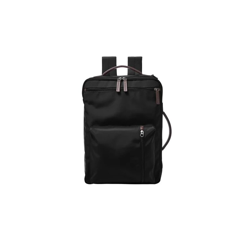 Fossil Bag for Men Buckner, Polyester/Cotton Blend/Nylon, Polyester, Polyurethane Trim Backpack black 30.5 cm L x 8.3 cm W x 43.2 cm H MBG9519001