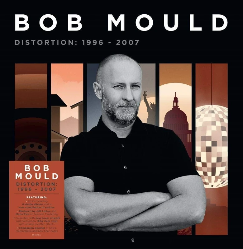 BOB MOULD / Distortion: 1996-2007 (Clear Splatter Vinyl) Signed Copy - Image 1