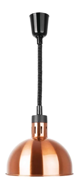 Retractable Dome Heat Shades - Copper Finish