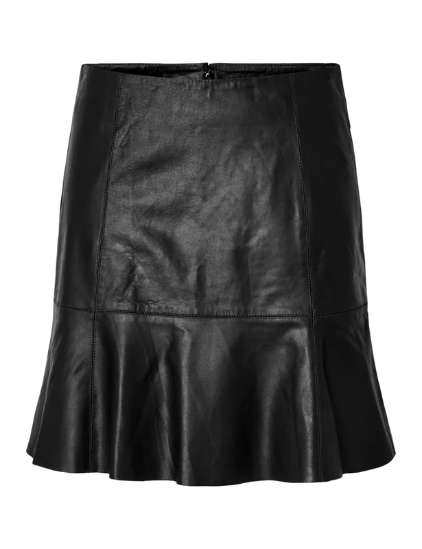 YAS Women's Yascolly Mw Naplon Skirt-Noos Skirt, Black, S