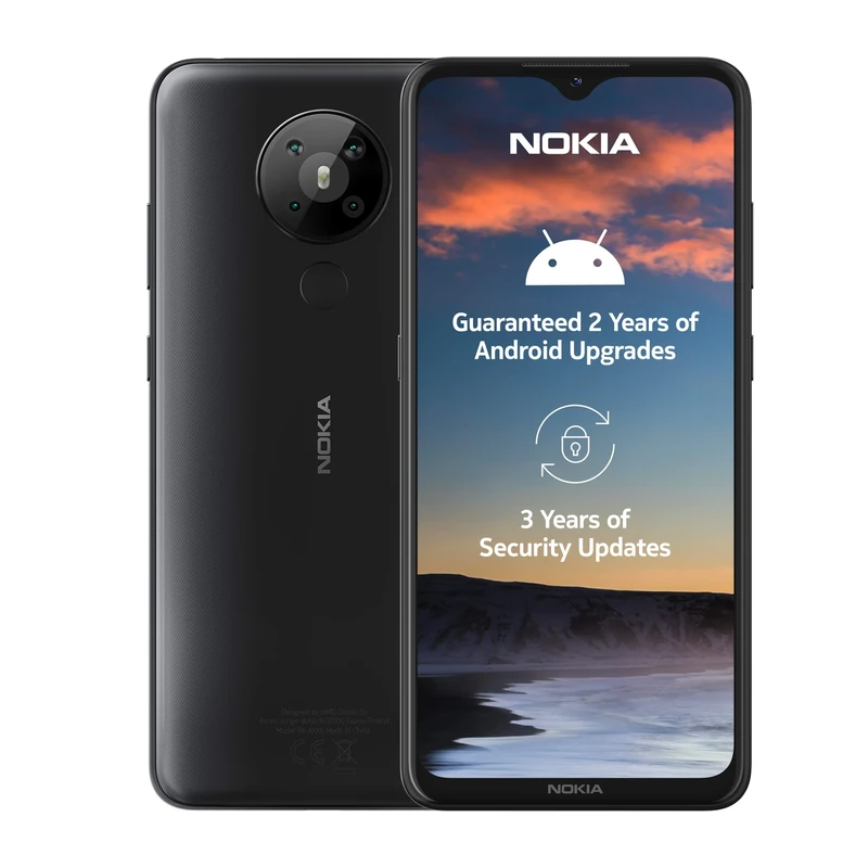 Nokia 5.3 6.55 Inch Android UK SIM Free Smartphone with 4 GB RAM and 64 GB Storage (Dual Sim) - Charcoal (Renewed)