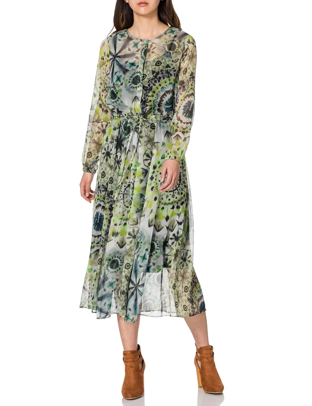 Cartoon Women's 1247/7997 Dress, Nature-Green, 12