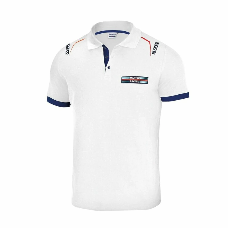 Sparco Martini Racing Polo Shirt, Multi-Colour, M