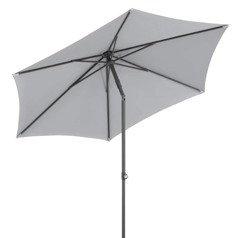 Schneider - Sevilla 270 cm diameter parasols, silver grey