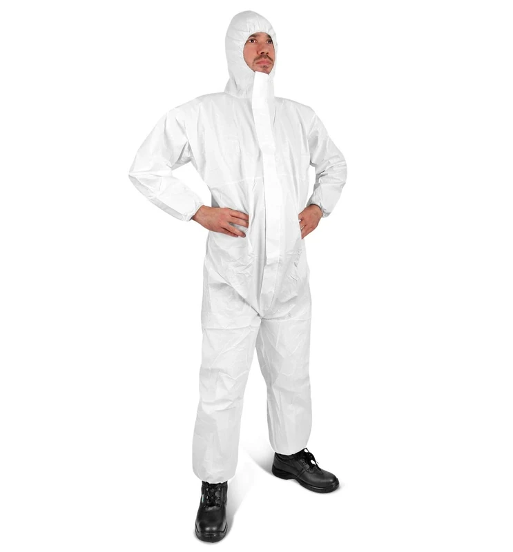Beeswift – Vira Chem Premium Disposable Type5/6 Coverall Medium White - Box of 20