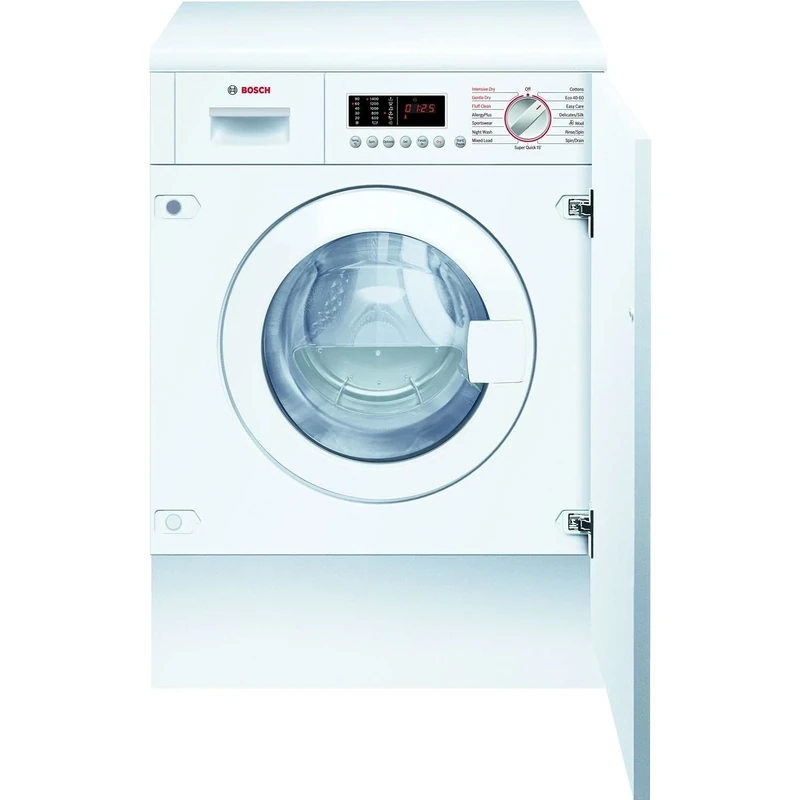 Bosch WKD28542GB Serie 6 Built-in Washer Dryer, 7kg wash capacity, 4kg dry capacity with AutoDry, 1400 rpm spin