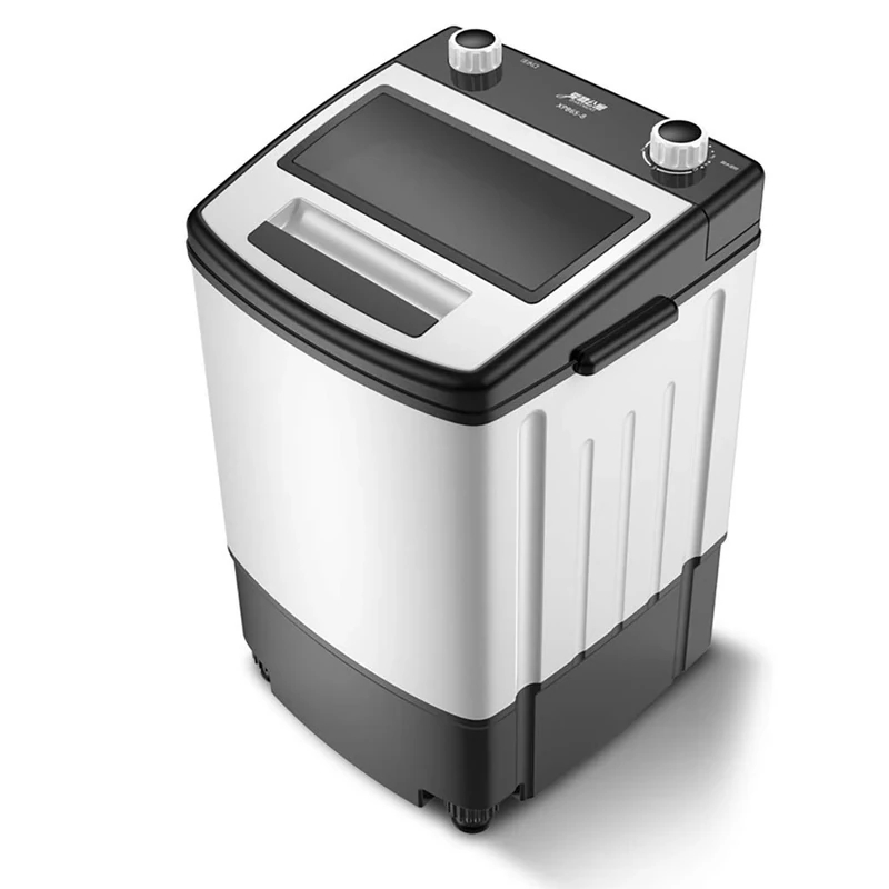 Washing Machines 6.5KG Turbine Washing Machine And Spin Dryer 2 In 1 Laundry Cleaning Machine,With UV Blue Light Antibacterial Function,For Home Travel Camping Dorms Business Trip College Rooms