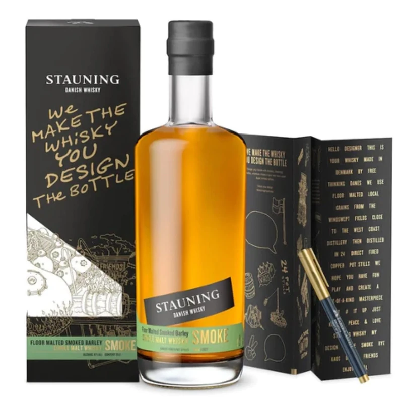 Stauning Smoke Single Malt Danish Whisky, Design Edition, 70cl