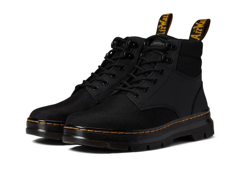 Dr. Martens Unisex Lace Fashion Boot, Black Extra Tough 50/50+Ajax, 9 US Men