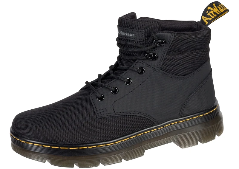 Dr. Martens Unisex Lace Fashion Boot, Black Extra Tough 50/50+Ajax, 10 UK
