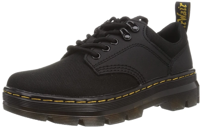 DR MARTENS 27102001 5 Tie Shoe Men Black Extra Tough 50/50 & Black Ajax UK 9