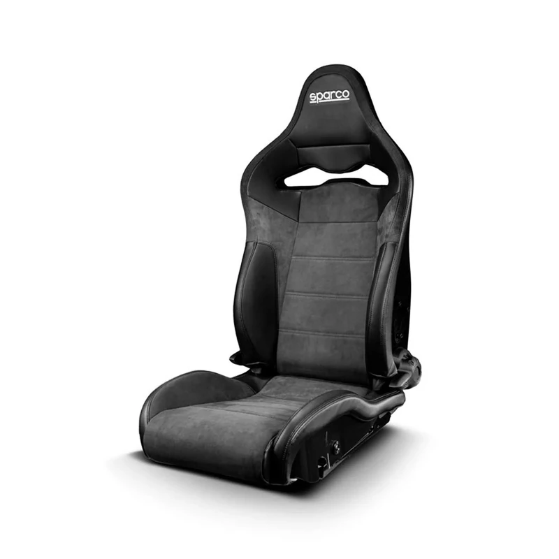 Sparco Sport Seat SP-R - Black Skai/Microfibre + Fibreglass Backrest - Reclinable