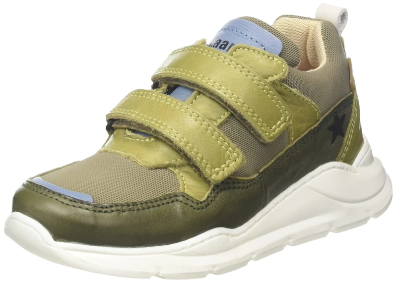 Bisgaard Unisex Children's Pan Tex Trainers, Olive, 14 UK - Image 1