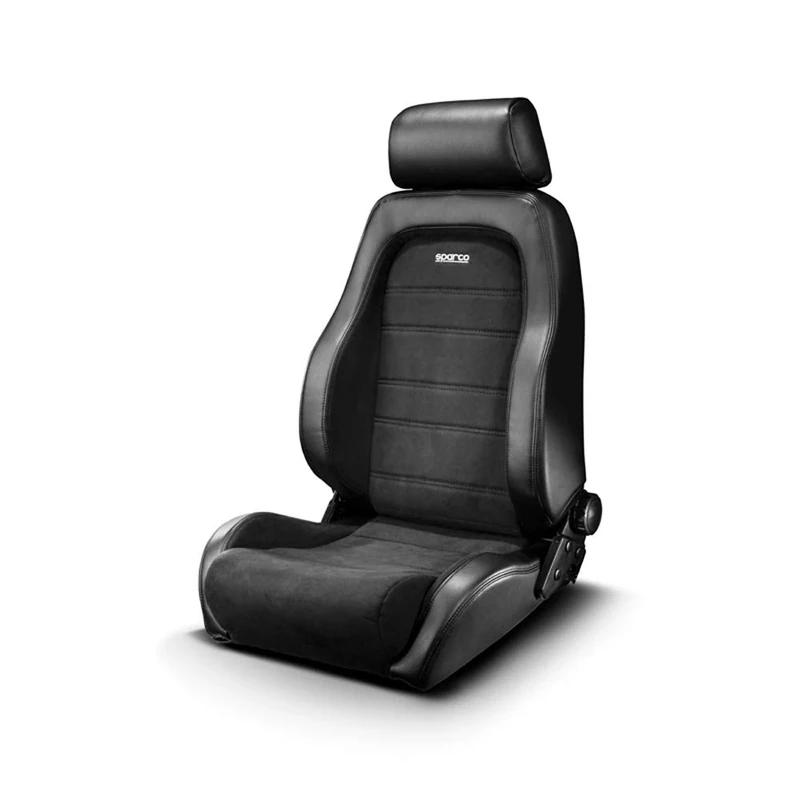 Sparco Sport Seat GT - Black Skai + Black Microfibre - Reclinable