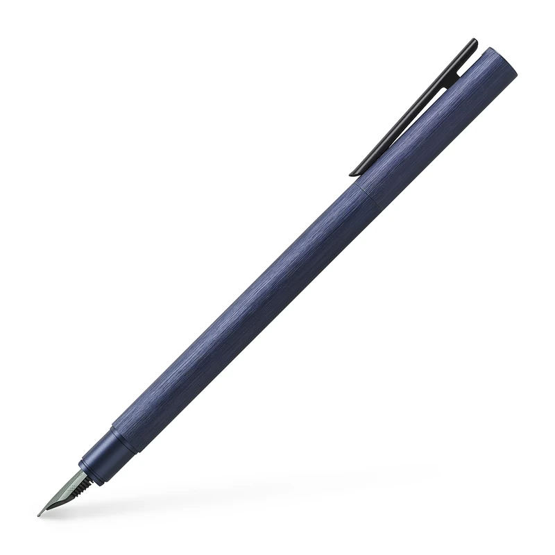 Faber-Castell Neo Slim Auminium M Fountain Pen - Dark Blue