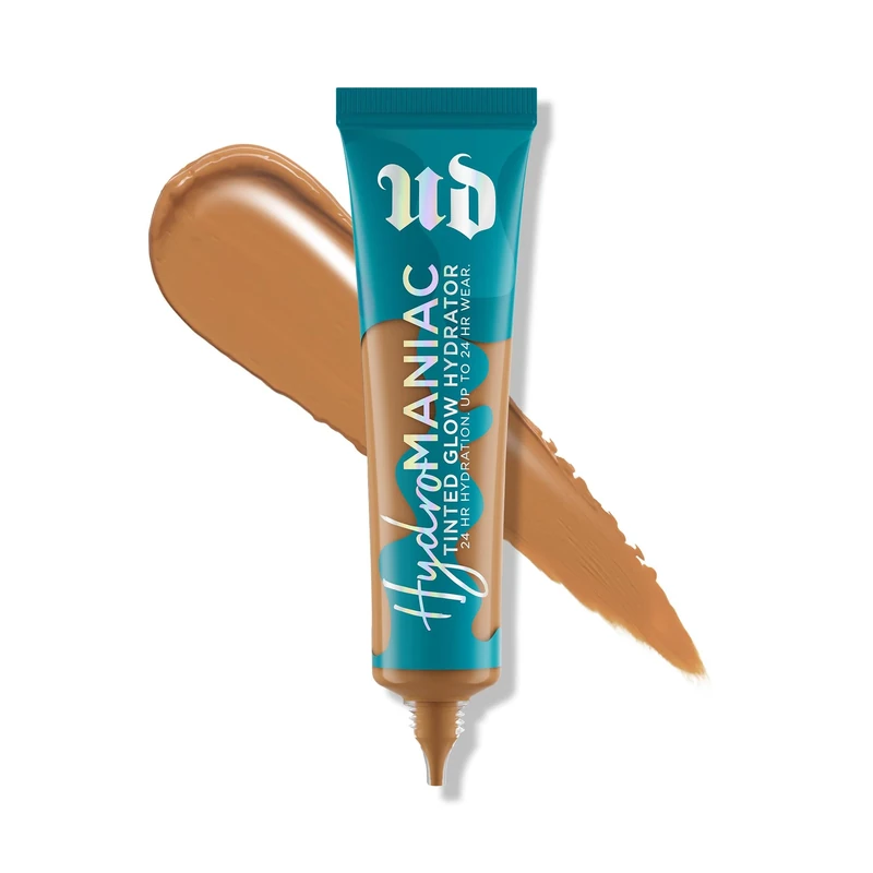 Urban Decay Stay Naked Hydromaniac Tinted Glow Foundation, Buildable Medium Coverage, Vegan Formula*, Shade: 60, 35ml