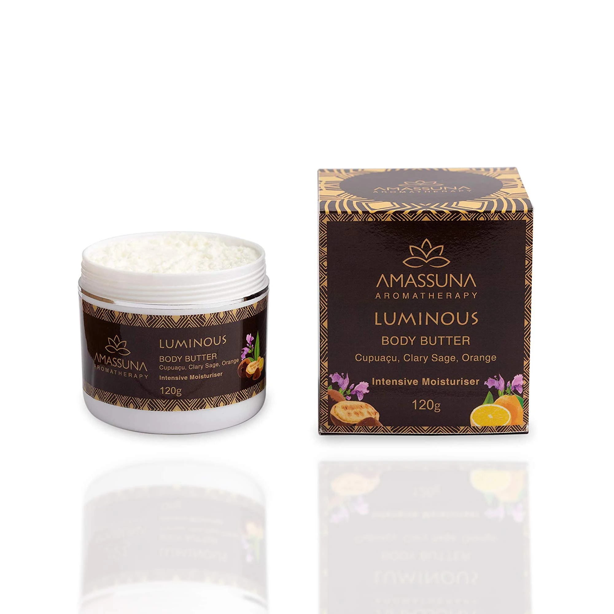 Amassuna Luminous Body Butter | Cupuacu, Clary Sage & Orange | Body Moisturiser |120g