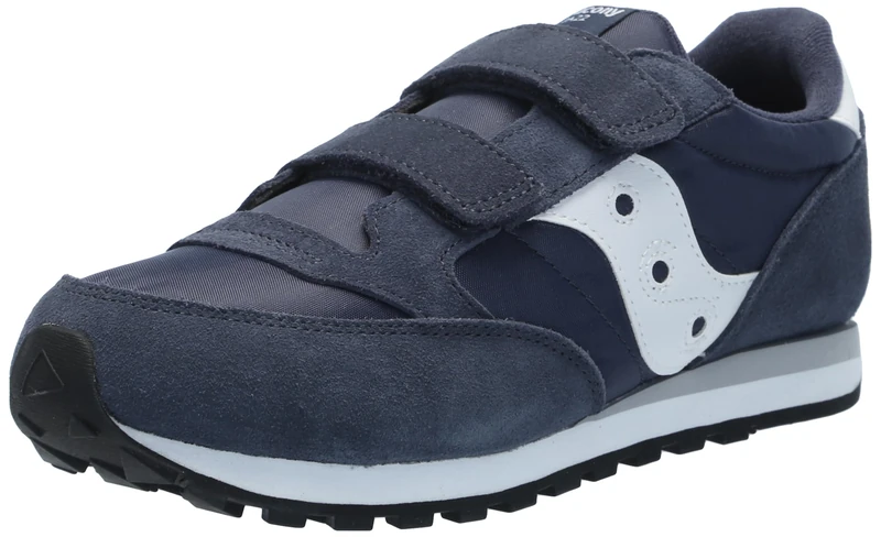 Saucony Jazz Double Hl Kids Trainer, Navy/White, 12 - Image 1
