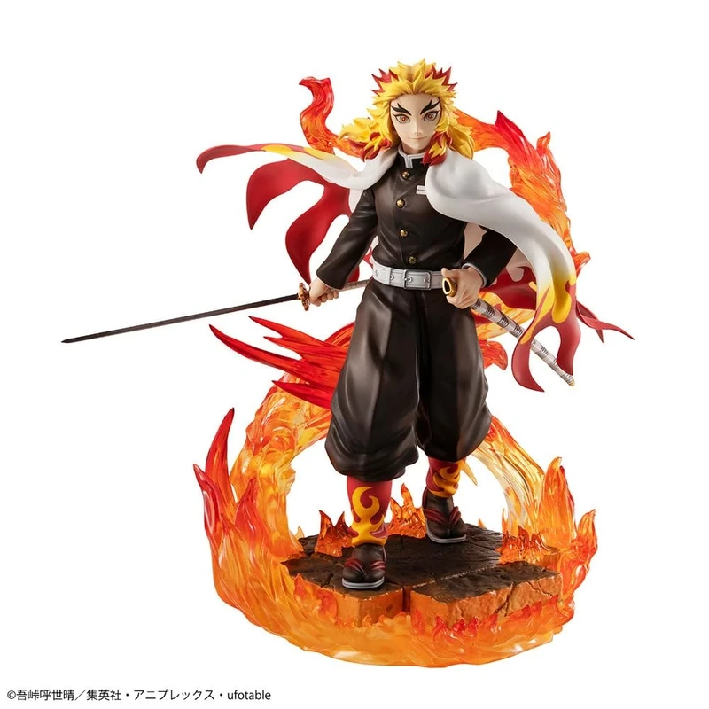 75361 - demon slayer - kyojuro rengoku gem statue 21 cm