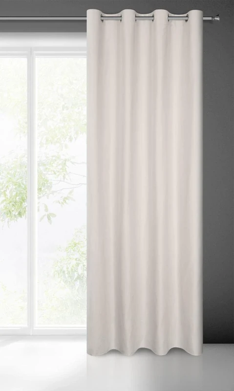 Eurofirany Curtain with Eyelets Plain – 1 Piece Living Room Bedroom
