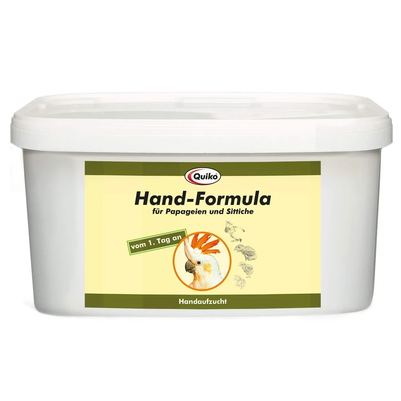 Quiko Hand-Rearing Formula 3 Kg Complete Hand Food for Feeding Parrots and Parakeets