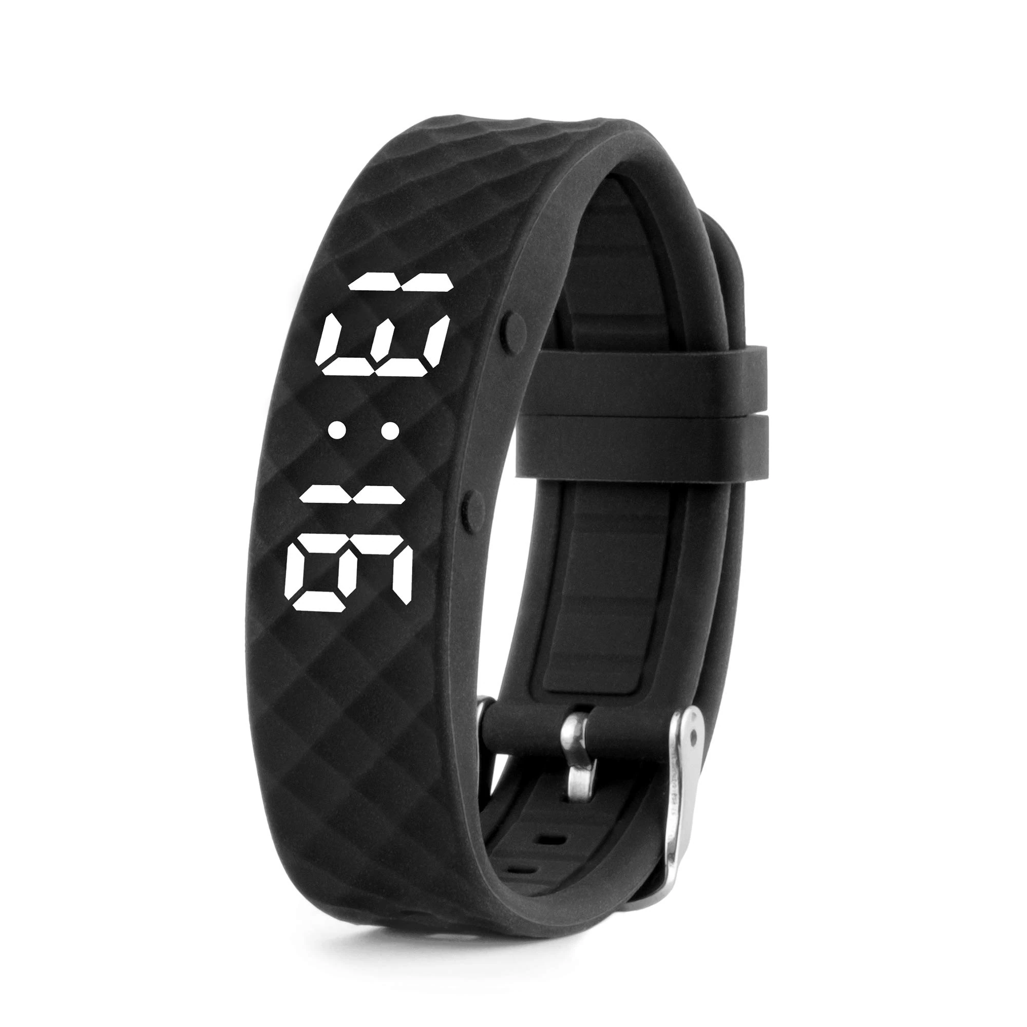 TabTime Vibrating Alarm Wristband (Black, Small) - Silent Alarm Watch - with up to 10 Personal or Pill Reminders per Day