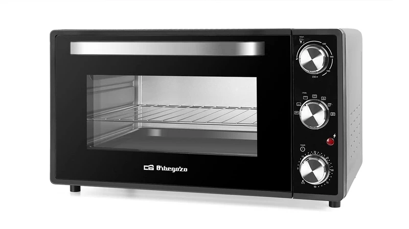 Orbegozo HOT 386 38L Electric Countertop Oven with Convection Timer Adjustable Thermostat Top/Bottom Heat Crumb Tray 2000W - Image 1