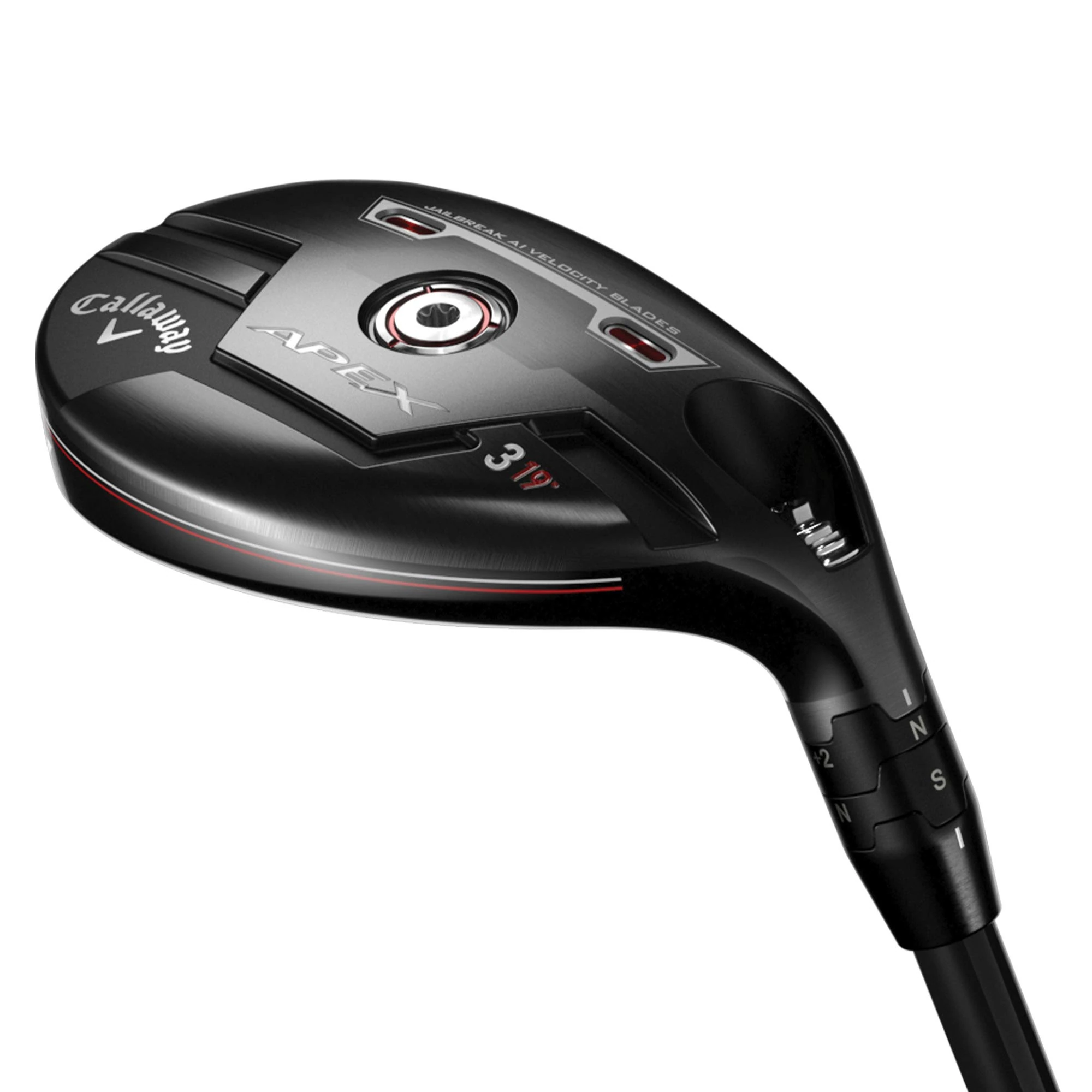 Callaway Men's 2021 Apex Hybrid, Right Hand, 24 Degrees, Light Flex, Black, Graphite Shaft