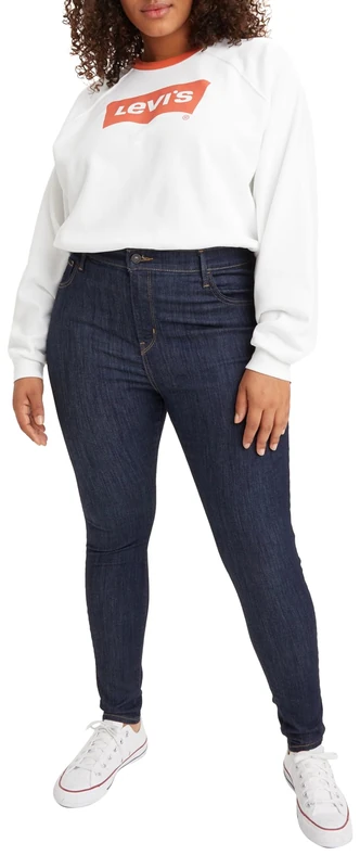 Levi's Women's Plus Size 720 High Rise Super Skinny Jeans, Deep Serenity, 26 M - Image 1