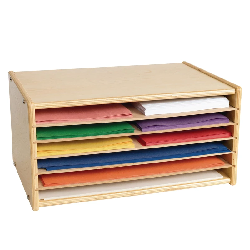Colorations® Wooden Organizer for Paper Storage - Image 1