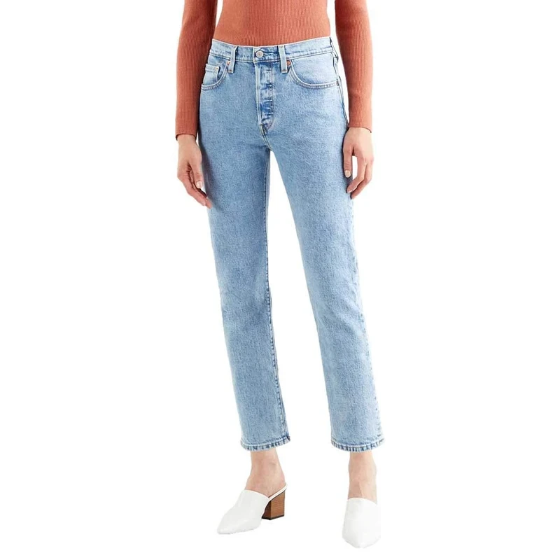 Levi's Women's 501 Crop Jeans, Samba Tango Surge, 28W / 28L