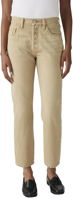 Levi's Women's 501 Crop Jeans, Samba Tango Surge, 27W / 28L