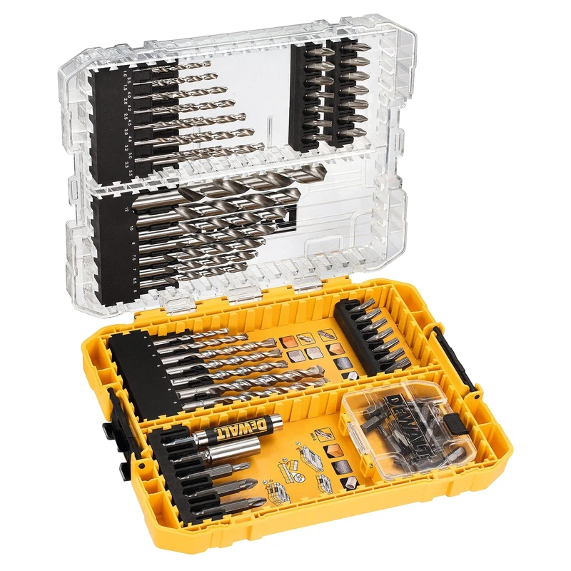 DT70761 Mixed Drill & Bit Set, 72 Piece