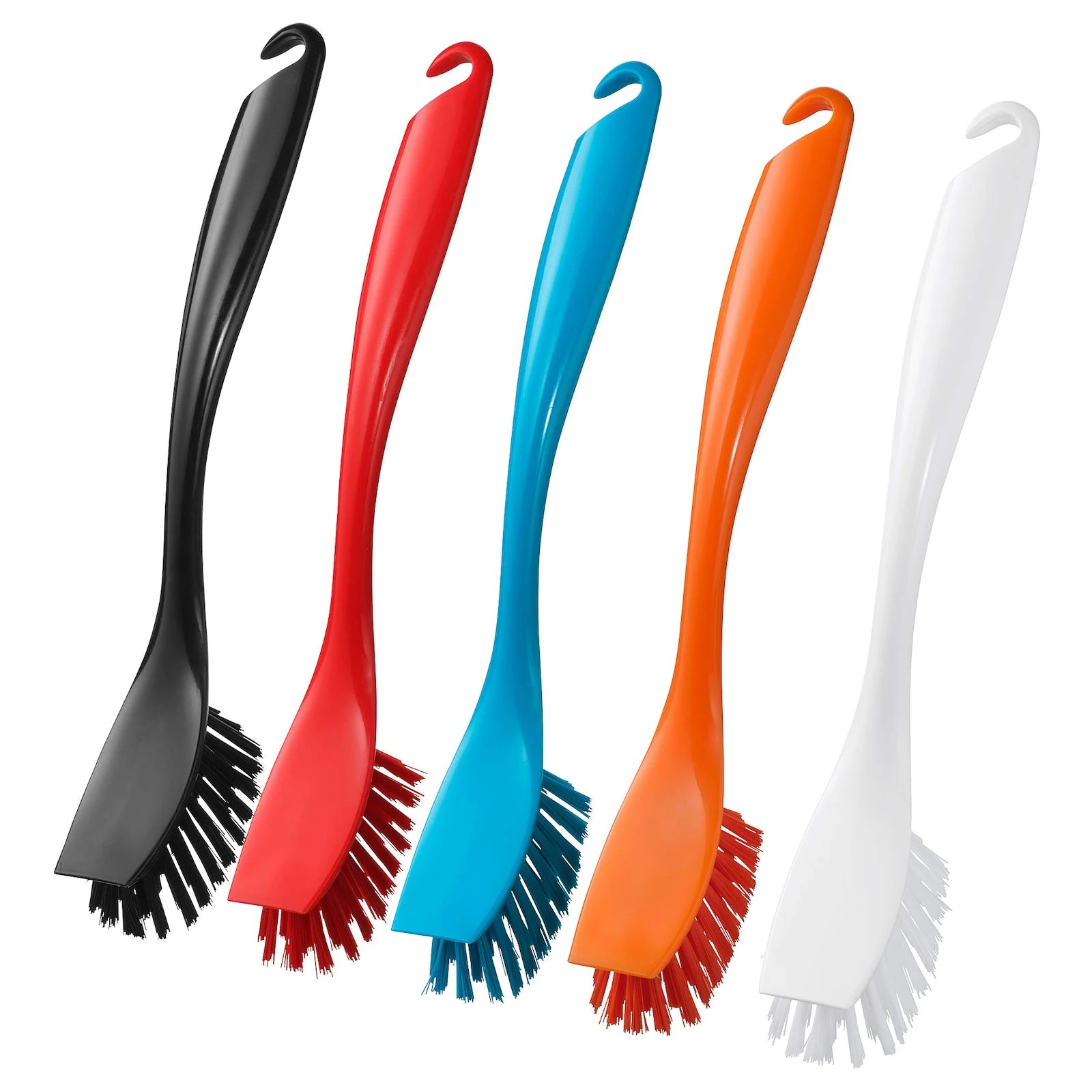Ikea Easily Handable Orange Dish-Washing Brush (Pack of 3)