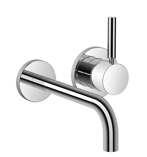 Dornbracht Meta Wall-Mounted Basin Mixer - Platinum, 190mm, 90deg - Image 1