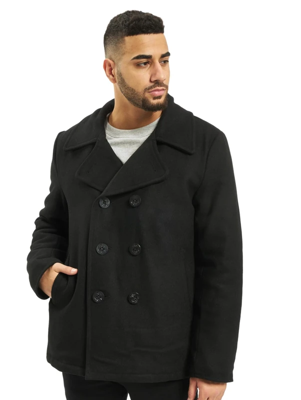 Brandit Pea Coat, color: black, size: 6XL