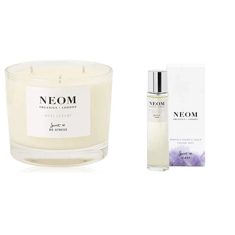 Neom Organics London Real Luxery Scented Candle & Real Luxury Mist Spray