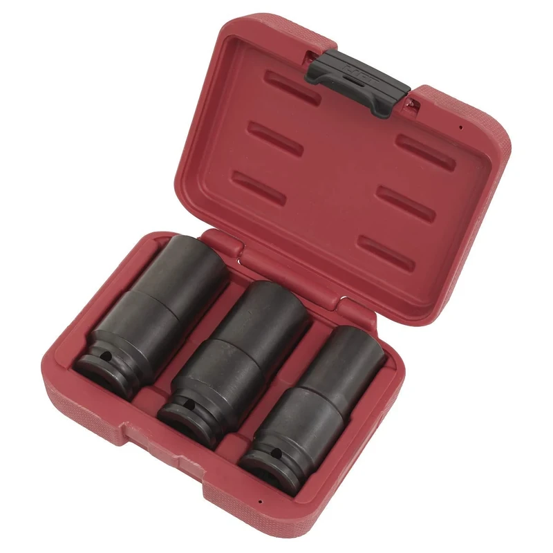Sealey SX319 3pc 1/2"Sq Drive Weighted Impact Socket Set