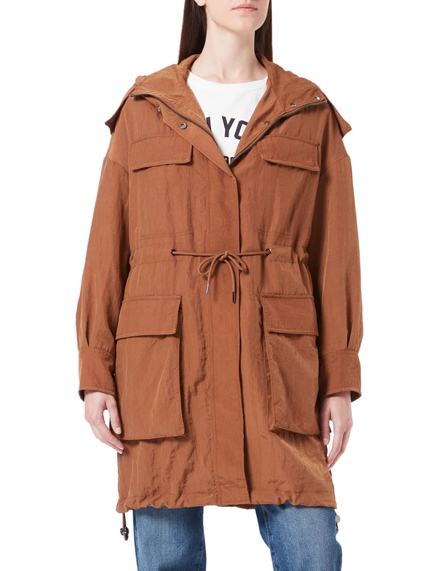 United Colors of Benetton Women's Jacket 2juy536q5, Toffee 11q, UK 12