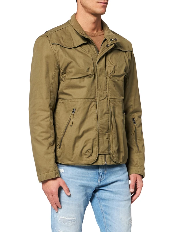 United Colors of Benetton Men's Jacket 2h7t53h28, Military Green 22y, XL