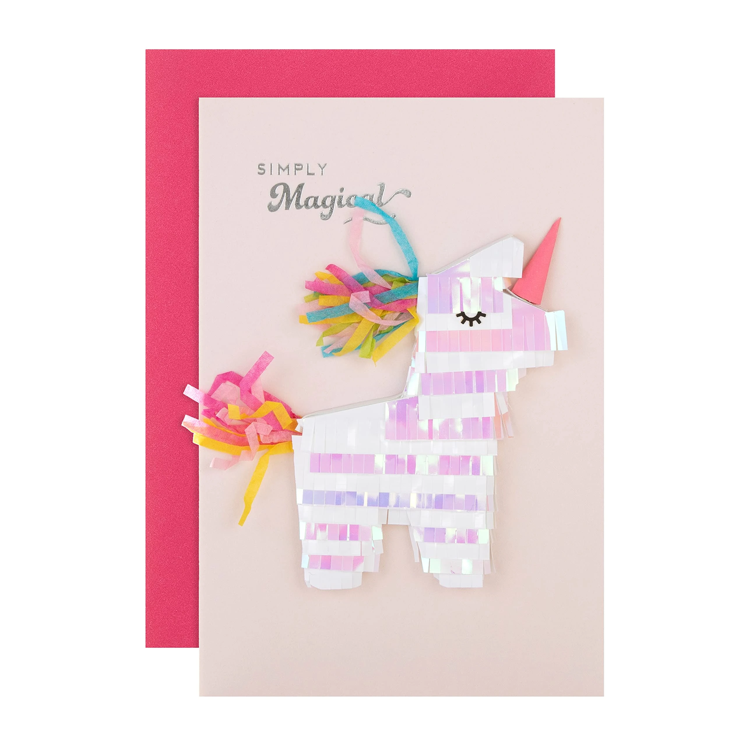 Hallmark General Birthday Card - Unicorn Piñata Signature Design
