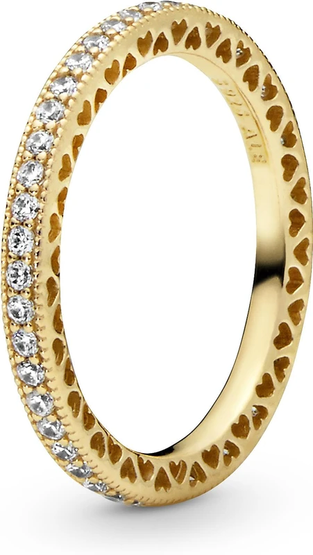 Pandora Funkeln und Herzen Ring 168655C01 womans ring