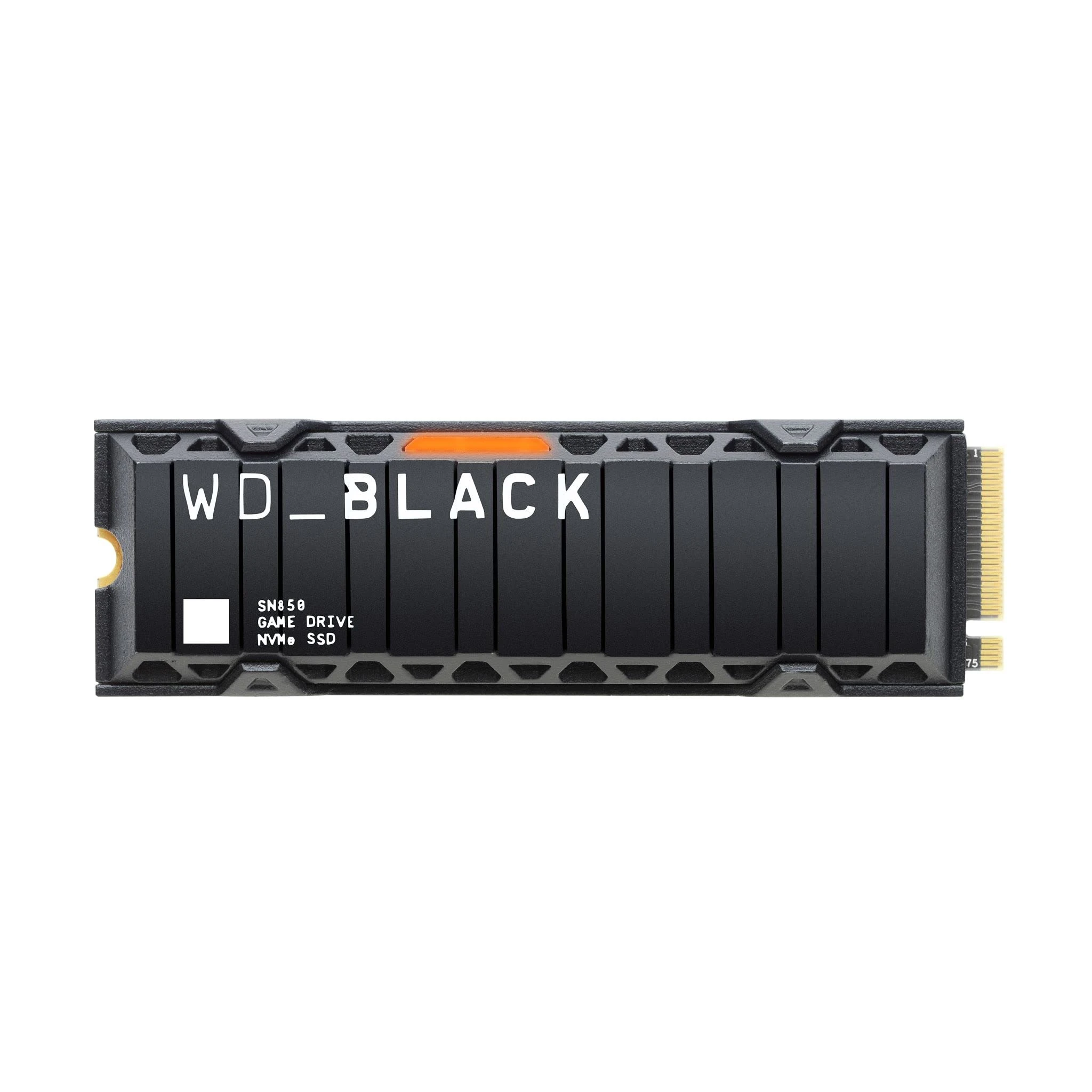 WD_BLACK SN850 1TB M.2 2280 PCIe Gen4 NVMe Gaming SSD with Heatsink - Works with PlayStation 5 up to 7000 MB/s read speed