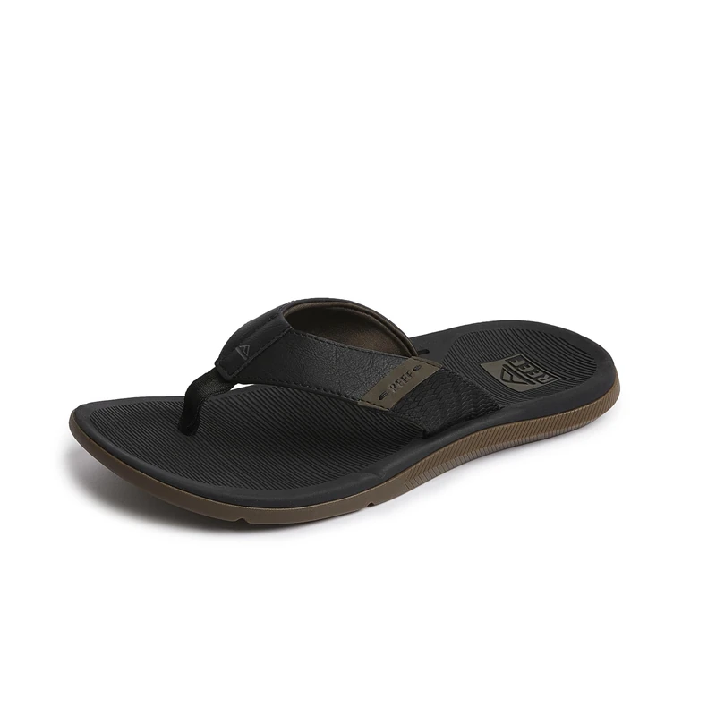 Reef Men's Santa Ana Flip-Flop, Black, UK 13