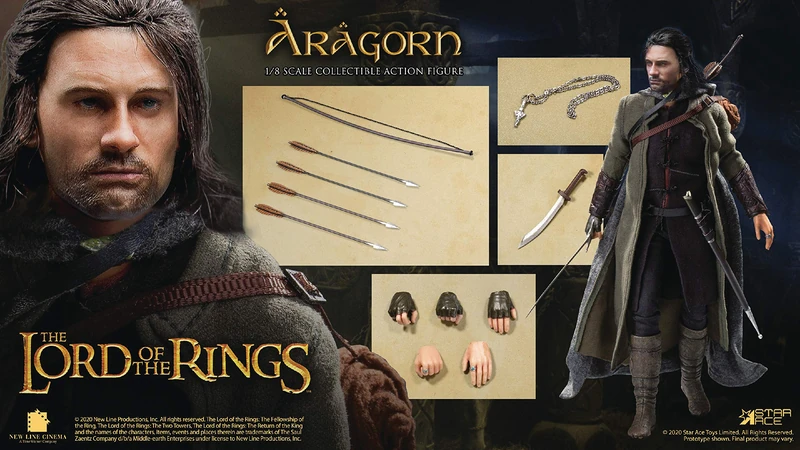 Star Ace Toys - Lord Of The Rings Aragorn 2.0 1/8 Coll Action FigureSpecial Version (Net)