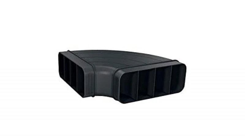 Neff Z861SB1 / Installation Accessories for Extractor Hoods / 90 Degree Flat Channel Horizontal/Colour: Black - Image 1